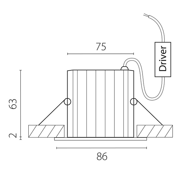 Светильник светодиодный уличный Ciclone Lightstar 385047 Фото № 2