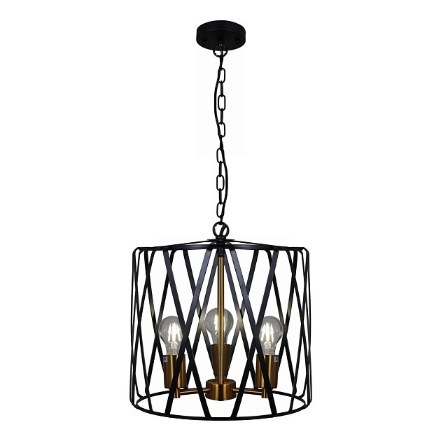 Подвесная люстра Illumico IL1023-3PB-05 BK GD Фото № 1