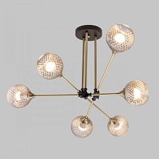 Подвесная люстра IMEX MD.5299-6-S-AB+BK 1