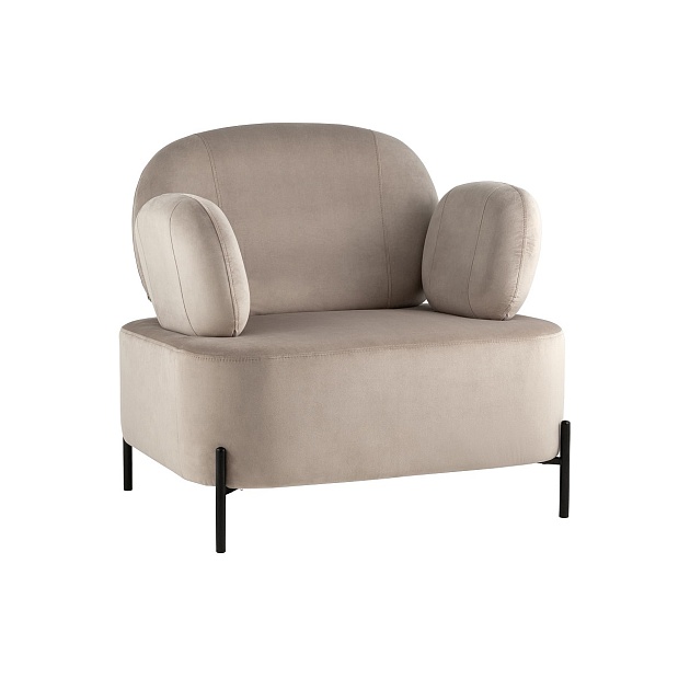 Кресло Stool Group Кэнди велюр светло-серый vd-candy-b25 Фото № 1