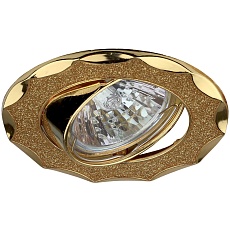 Встраиваемый светильник ЭРА Декор DK17 GD/SH YL C0043756