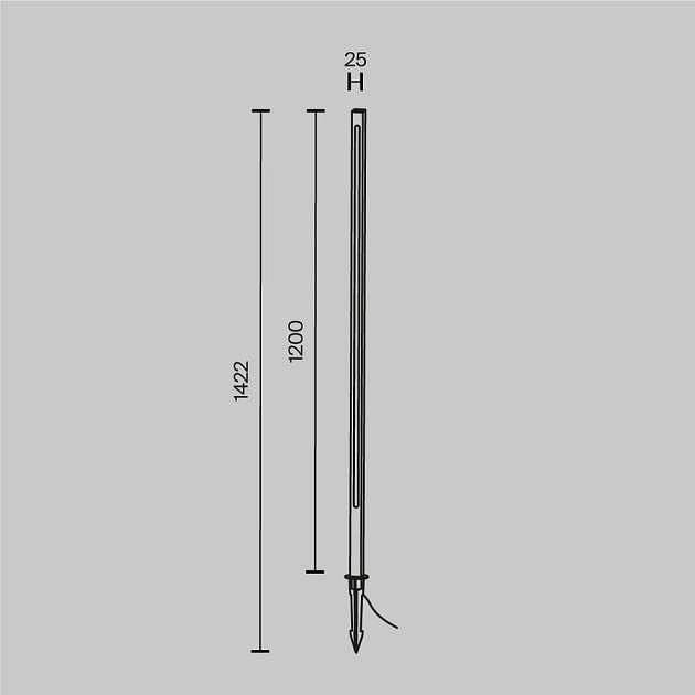 Уличный светодиодный светильник Maytoni Pole O440FL-L18GF3K изображение 2 Уличный светодиодный светильник Maytoni Pole O440FL-L18GF3K Фото № 2