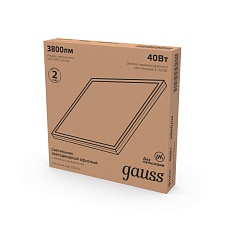 Встраиваемый светодиодный светильник Gauss с равномерной засветкой 842161340 3