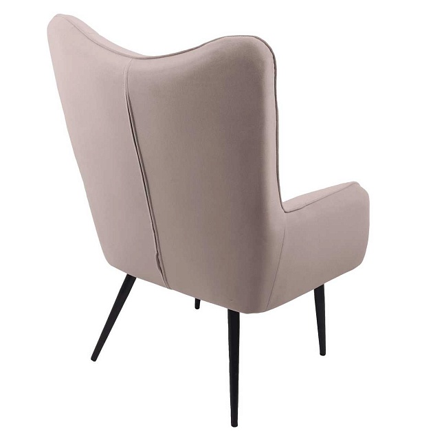 Кресло AksHome Bogema бежевый, велюр 78236 Фото № 3