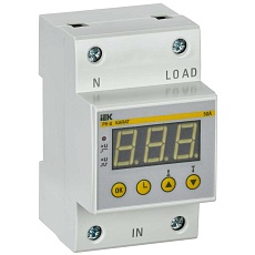 Реле напряжения РН-д однофазное 54мм 50А IEK IVR31-1-50