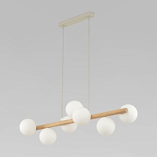 Подвесная люстра TK Lighting 5905 Estera Wood 2