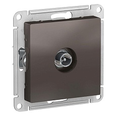 ТВ-розетка оконечная Systeme Electric AtlasDesign мокко ATN000691