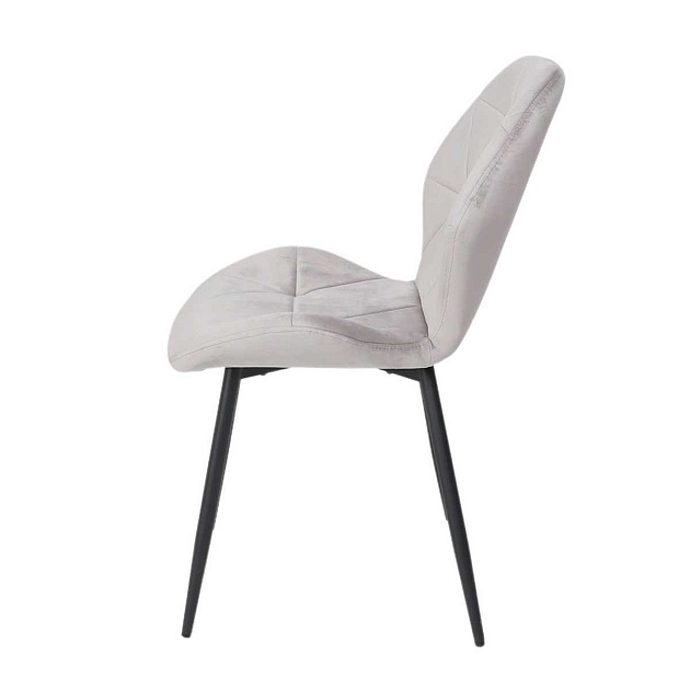 Кухонный стул AksHome Congo светло-серый, велюр 90026 изображение 5 Кухонный стул AksHome Congo светло-серый, велюр 90026 Фото № 5