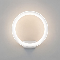 Уличный настенный светодиодный светильник Elektrostandard Ring 1710 Techno Led белый a054931 1