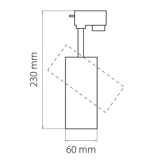 Трековый светодиодный светильник Lightstar Volta 228236 Фото № 5