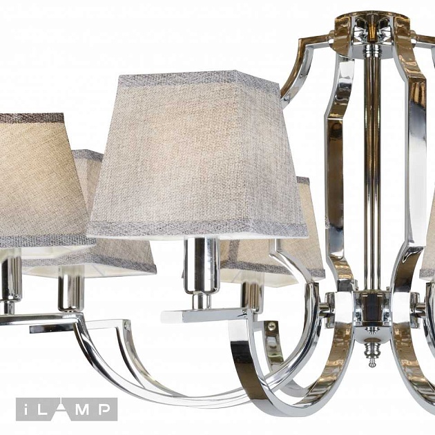 Подвесная люстра iLamp Hilton 6943-8 CR Фото № 4