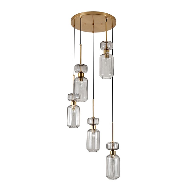 Подвесная люстра Escada Gloss 1141/5S Smoke изображение 1 Подвесная люстра Escada Gloss 1141/5S Smoke Фото № 1