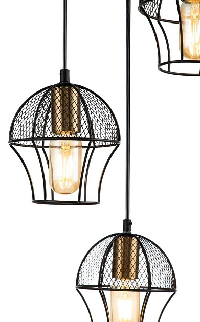 Подвесная люстра Indigo Pallo 10011/3P Black V000187 изображение 4 Подвесная люстра Indigo Pallo 10011/3P Black V000187 Фото № 4