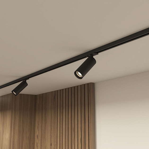 Трековый светильник Denkirs Solid Tube DK6202-BK изображение 5 Трековый светильник Denkirs Solid Tube DK6202-BK Фото № 5