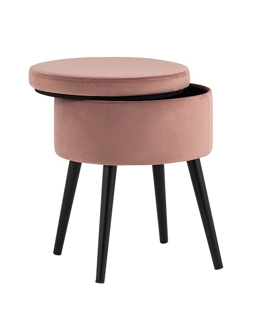 Пуф Stool Group Клайс велюр пыльно-розовый vd-clays-b15 Фото № 2
