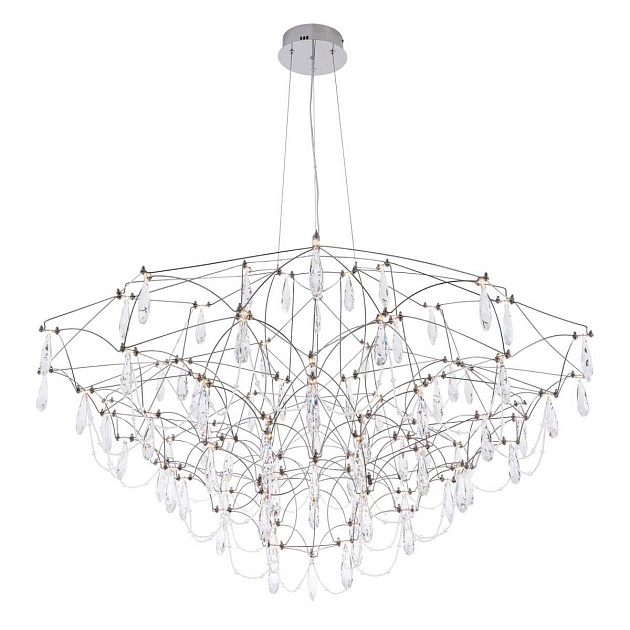 Подвесная светодиодная люстра Modelux Premium ML.5602.1200P СН Фото № 1