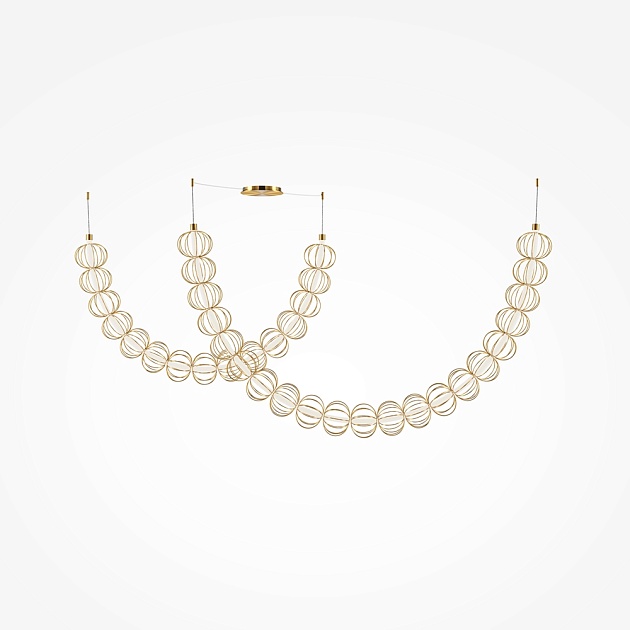 Подвесной светодиодный светильник Maytoni Golden Cage MOD216PL-L55G3K изображение 2 Подвесной светодиодный светильник Maytoni Golden Cage MOD216PL-L55G3K Фото № 2