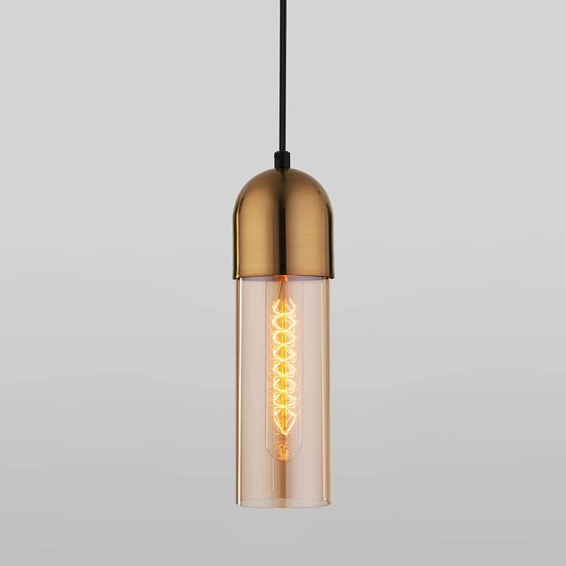 Подвесной светильник Eurosvet Airon 50180/1 янтарный изображение 1 Подвесной светильник Eurosvet Airon 50180/1 янтарный Фото № 1