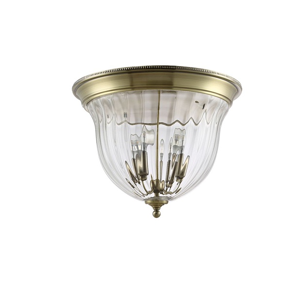 Потолочный светильник Crystal Lux Jugo PL4 Bronze/Transparente Фото № 5