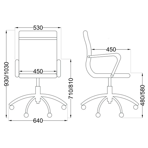 Офисное кресло AksHome Adel черный, армированная сетка 71484 Фото № 2