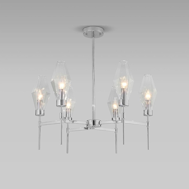 Подвесная люстра Eurosvet Prism 60143/6 хром Фото № 1