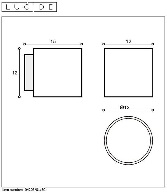 Бра Lucide Jelte 04203/01/30 Фото № 4