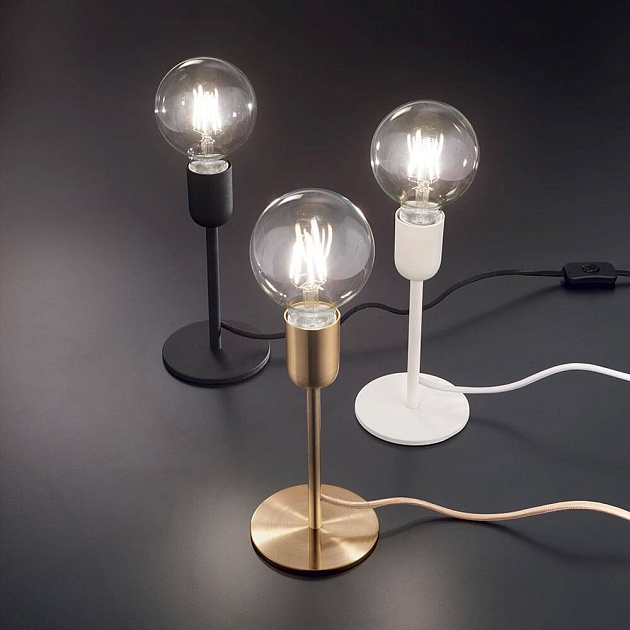 Настольная лампа Ideal Lux Microphone TL1 Ottone 232546 изображение 2 Настольная лампа Ideal Lux Microphone TL1 Ottone 232546 Фото № 2