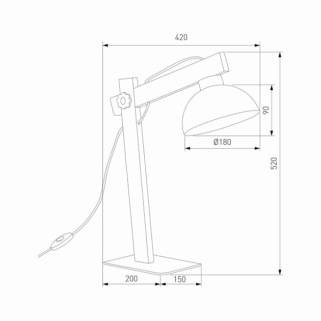 Настольная лампа TK Lighting 5346 Oslo изображение 2 Настольная лампа TK Lighting 5346 Oslo Фото № 2