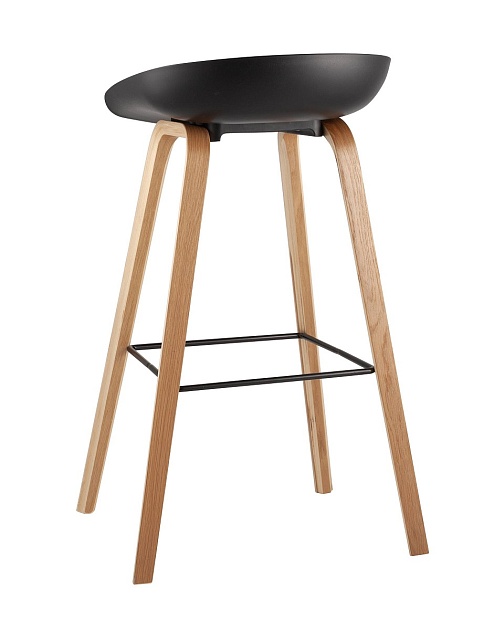 Барный стул Stool Group LIBRA черный деревян. ножки 8319 BLACK изображение 4 Барный стул Stool Group LIBRA черный деревян. ножки 8319 BLACK Фото № 4