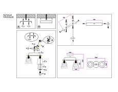 Потолочная люстра Ambrella light Traditional Modern TR303229 1