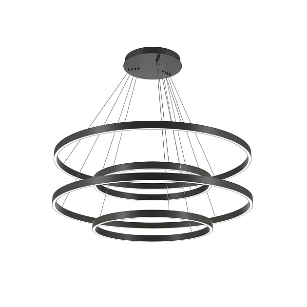 Подвесной светодиодный светильник Maytoni Rim MOD058PL-L174BK изображение 1 Подвесной светодиодный светильник Maytoni Rim MOD058PL-L174BK Фото № 1