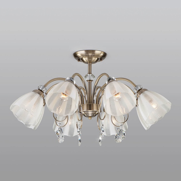 Потолочный светильник Eurosvet 30155/8 античная бронза изображение 1 Потолочный светильник Eurosvet 30155/8 античная бронза Фото № 1