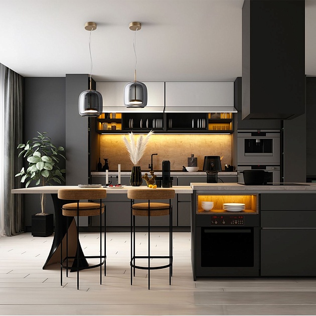 Подвесной светодиодный светильник Maytoni Madmen MOD128PL-L6SG изображение 4 Подвесной светодиодный светильник Maytoni Madmen MOD128PL-L6SG Фото № 4