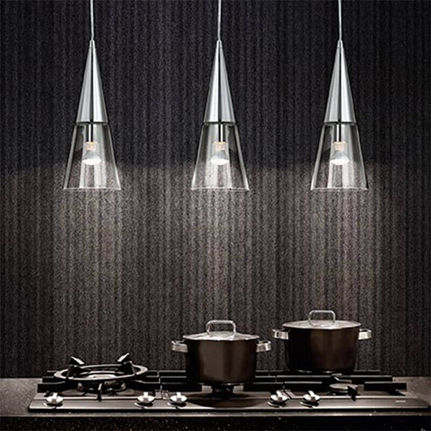 Подвесной светильник Ideal Lux Cono SP1 Cromo 017440 изображение 3 Подвесной светильник Ideal Lux Cono SP1 Cromo 017440 Фото № 3