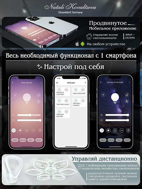 Потолочный светодиодный светильник Natali Kovaltseva Led Lamps 81099 Фото № 3