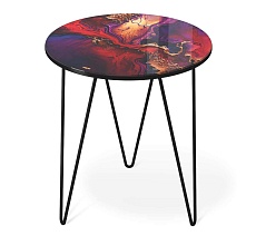 Журнальный стол Sheffilton SHT-CT27 амарантовый/черный муар 4007482106 1