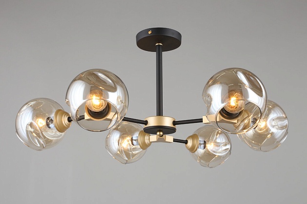 Потолочная люстра Omnilux Sandrigo OML-93607-06 изображение 5 Потолочная люстра Omnilux Sandrigo OML-93607-06 Фото № 5