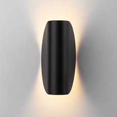 Уличный настенный светодиодный светильник Elektrostandard Taco 1632 Techno Led чёрный a052620 2