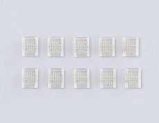 Соединитель прямой AMBRELLA LIGHT ILLUMINATION COB 12/24V для лент 12mm (2 конт.) (10шт. в комплекте) GS6362 2