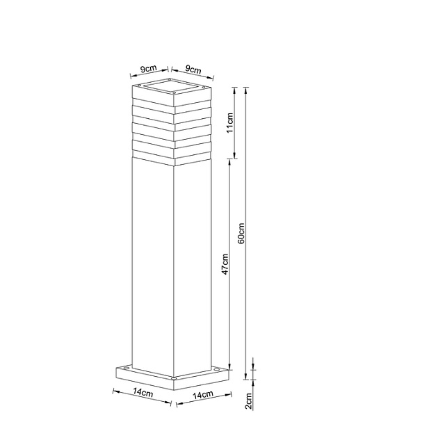 Уличный светильник Arte Lamp Heather A4416PA-1BK Фото № 2