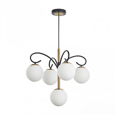 Подвесная люстра Arte Milano Neapol73808 273808/4+1 BK/GD