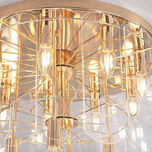 Потолочная люстра Eurosvet Claire 60170 золото Smart Фото № 5