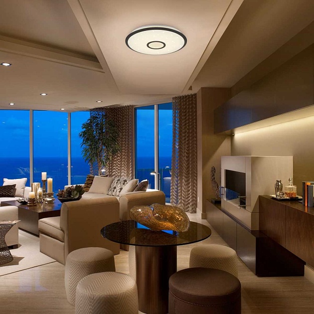 Потолочный светодиодный светильник Citilux Старлайт Смарт CL703A45G изображение 5 Потолочный светодиодный светильник Citilux Старлайт Смарт CL703A45G Фото № 5