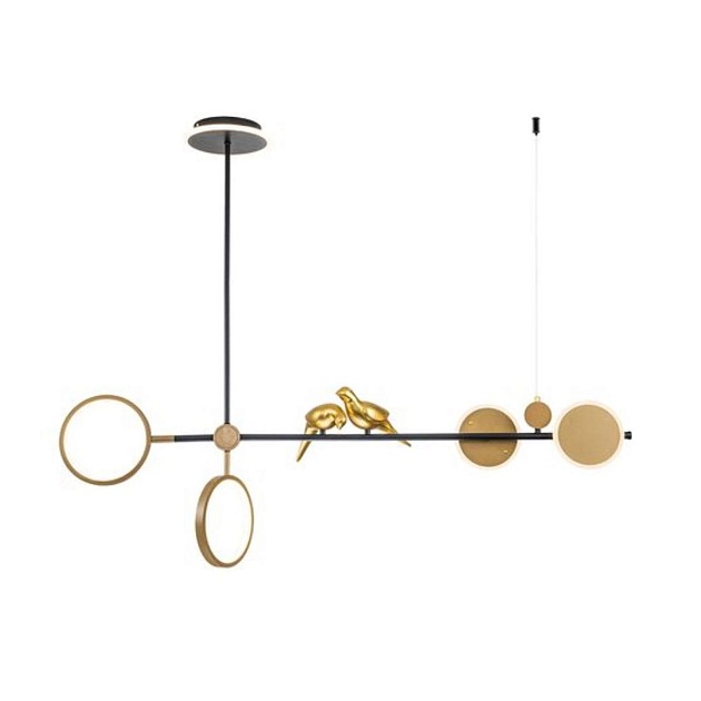 Подвесная светодиодная люстра Arte Lamp Toliman A2613SP-4BK Фото № 1