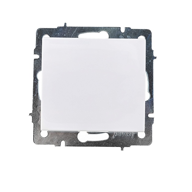 Выключатель Lezard Rain белый 703-0288-100 Фото № 1