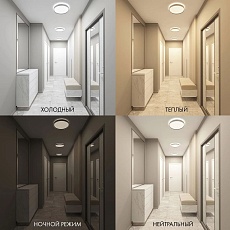 Потолочный светодиодный светильник Denkirs DK6511-WH/1 4