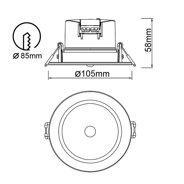 Встраиваемый светодиодный светильник Mantra Yucatan 8850 изображение 2 Встраиваемый светодиодный светильник Mantra Yucatan 8850 Фото № 2