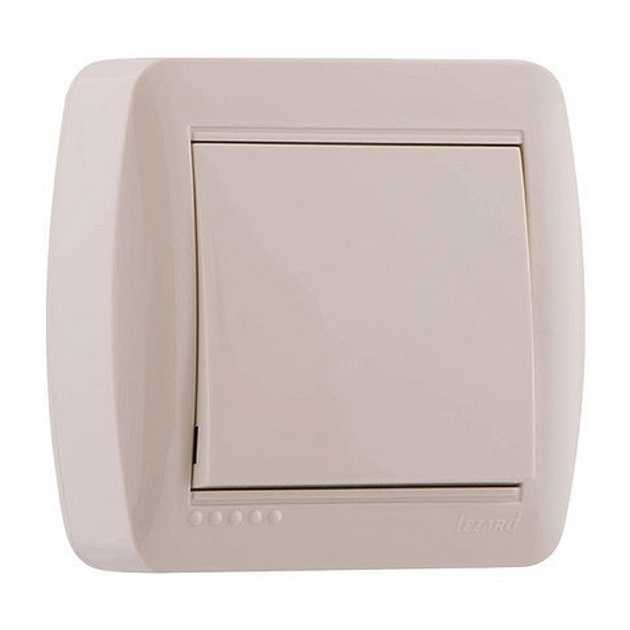 Выключатель Lezard Demet кремовый 711-0300-100 Фото № 1