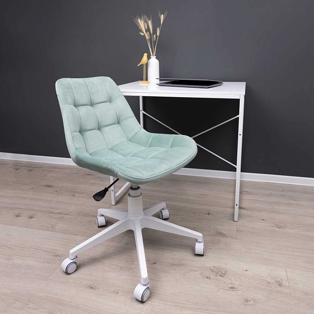 Письменный стол AksHome Opal белый, лдсп 80049 Фото № 9