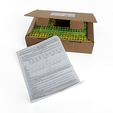 Зажим пружинный, 2-проводной проходной ЗНИ - 2,5 (JXB ST 2,5), желтый, зеленый Stekker 39959 1